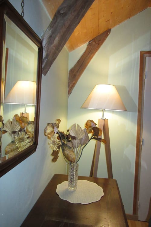 décoration chambre à la montagne