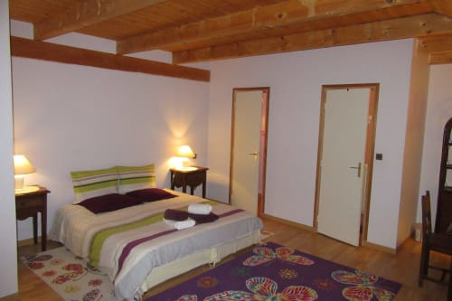 Chambre pour 3 personnes - Saint-Front - Les Bastides du Mezenc - pensée Sauvage