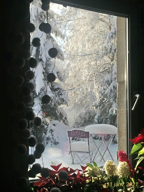 Chambre à la montagne avec extérieur