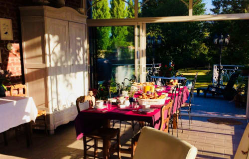 table de petit dejeuner - chambre d'hôte villa marie
