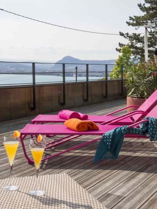 Terrasse vue sur le Lac Haute-Savoie