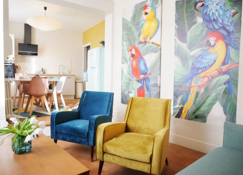 Salon coloré et moderne - La Famiglia