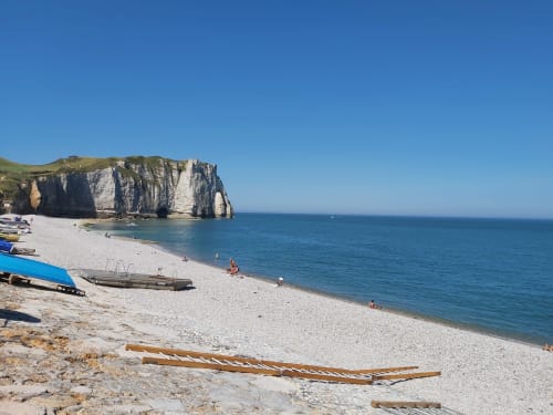 Paysage en Normandie - Falaises d'Etretat - La Famiglia