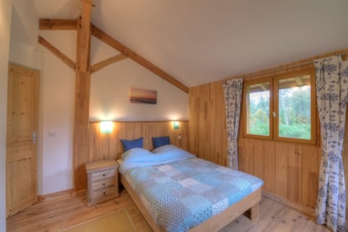 Kamer onder de helling - houten huis - Le Martinon 