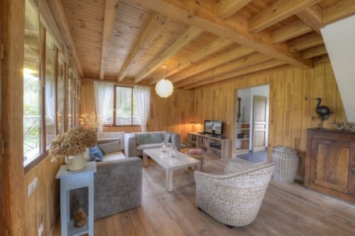 Charmante salon - Familieverhuur - Le Martinon