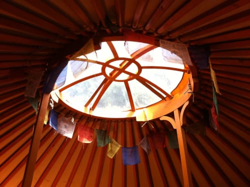 Puit de lumière à la yourte Un Autre Monde