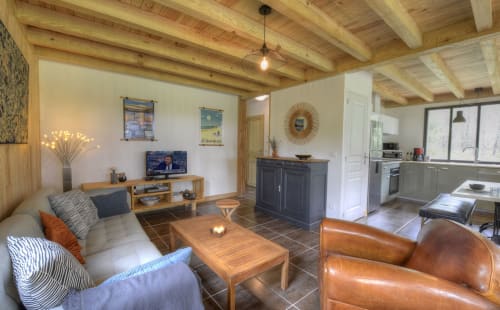 Family room - open kitchen - Le Martinon
