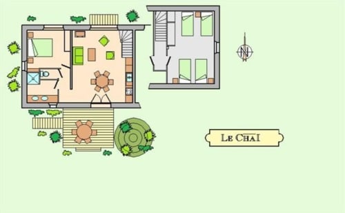 map le Chai - cottage Landes - Le Martinon