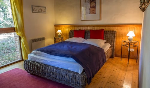 chambre double - Maison en bois - Le Martinon