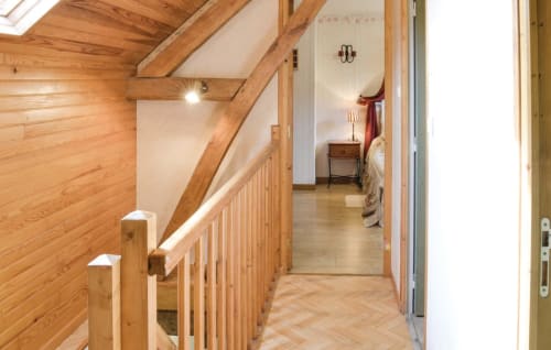 escalier - étage gite à caumont - au chant du coq
