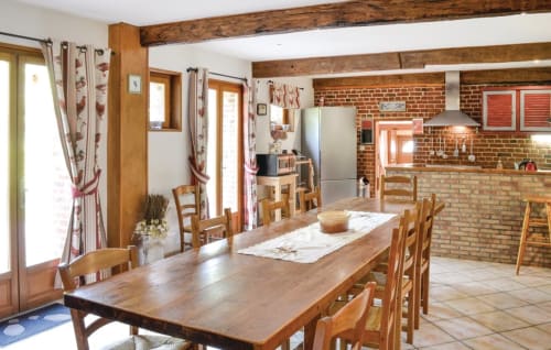 salon et cuisine - gite à caumont