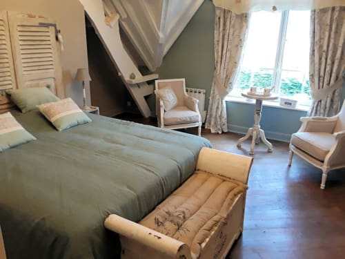 chambre d'hôtes - lit double - au moulin de valerie - le touquet