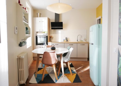 Dining room and kitchen - Cottages in Etretat