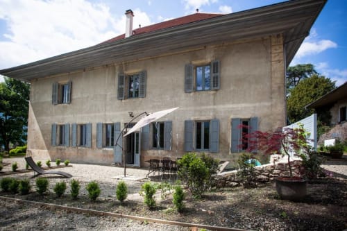 gite le clos des platanes - terrasse - Brison-Saint-Innocent
