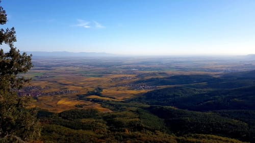 Vue depuis le Château du Haut Koenigsbourg