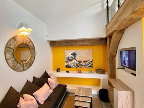salon jaune - appartement salamandre
