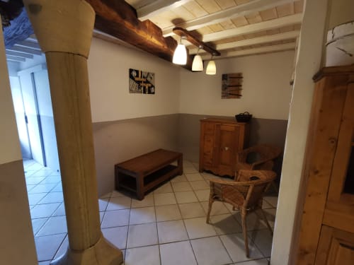Coin repos dans le gîte de groupe pour vos moments de calme lors de vos réunions de famille en Auvergne au Moulin de la Fortie.