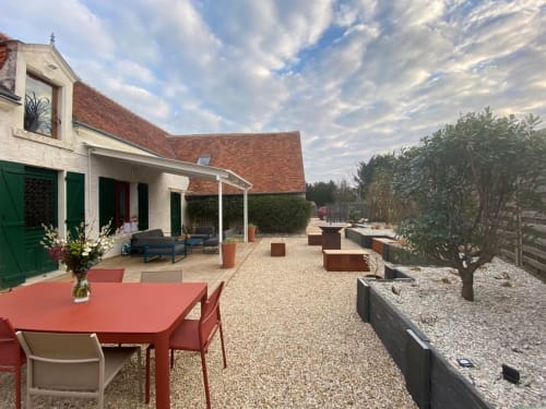 chateau de la loire - terrasse - louer chambre 
