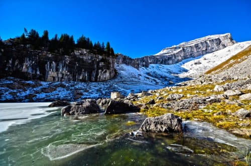 visiter leysin - leysin lodge - Lac de Mayen
