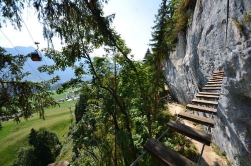 Via Ferrata Leysin, Plan-Praz