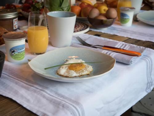 oeuf sur le plat - petit dejeuner - blois
