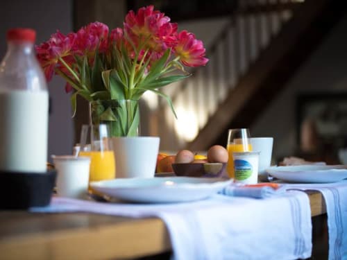 table petit dejeuner - chateau de la loire
