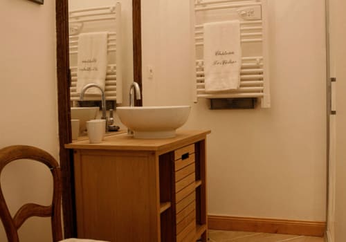salle de bain - Château les Cèdres B&B bayeux caen normandie 