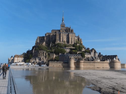 Mont Saint Michel normandie chateau cedres abbaye 