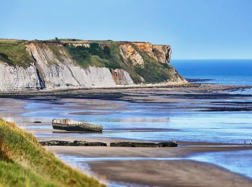 Arromanches le port artificiel americain harbour dday 