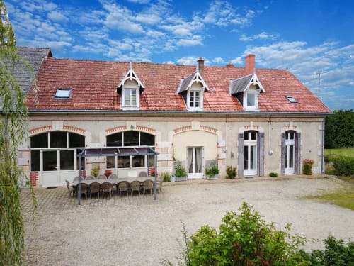 Old renovated farm in the Loire Valley for 15 guests discover Loire Valley Castles 