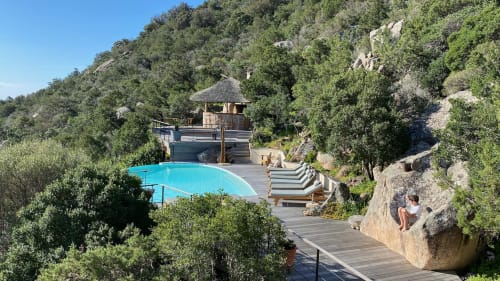 piscine privée chauffée au sel 