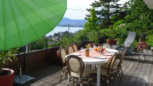 Déjeuner en terrasse pour la location de la villa
