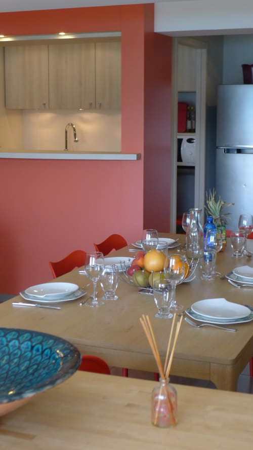 salle-à-manger, cuisine toute équipée