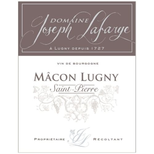 Mâcon Lugny Saint-Pierre Vigneron indépendant| Lugny| Domaine Joseph Lafarge