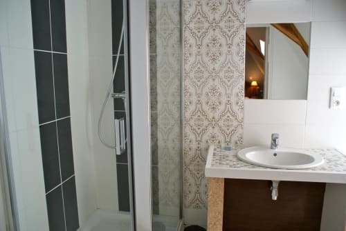 salle de bain - vacances à Azay-le-Rideau - manoir loire