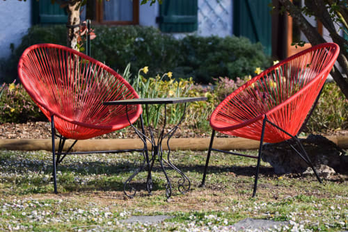 chaise en exterieure - vacances dans les châteaux de la loire