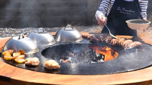 barbecue - cuisine en maison d'hôtes - la demalerie