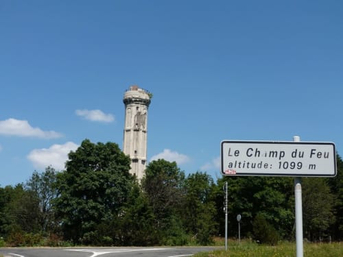 la tour du champ du feu, tout proche de la yourte Un Autre Monde