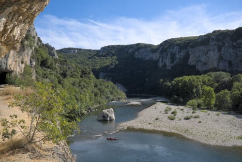 Gorges de l'Ardèche - tourisme Occitanie - La Ribeyrette