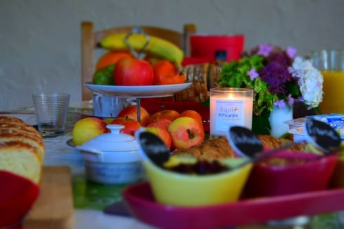 petit dejeuner complet - chambre d'hôtes arras
