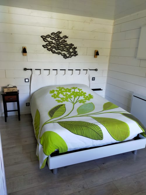 chambre double verte - location le clos du clocher