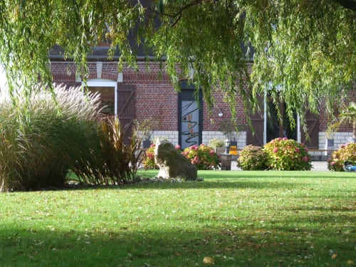 grand jardin - chambre d'hôtes à GUEUDECOURT