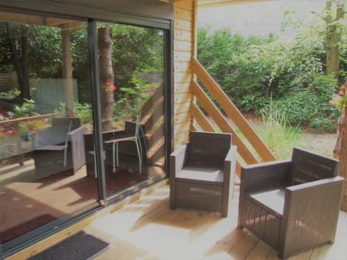 terrasse du gite - location à GUEUDECOURT