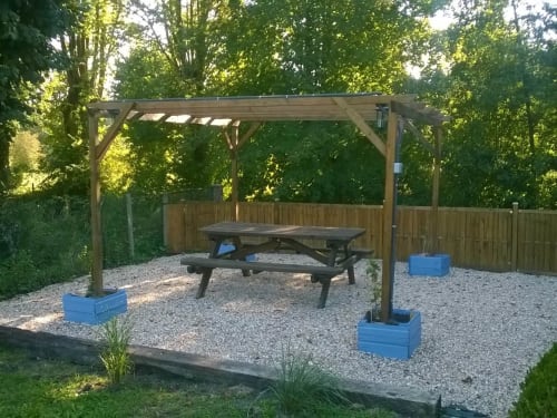 chambre avec terrasse - maison d'hôtes - Chez Robins