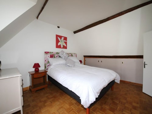 Double bed - bedroom - Holiday Rentals- Picardy - Chez Robins - gite