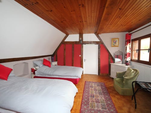Twin bedroom - Holiday Rentals- Picardy - Chez Robins - gite