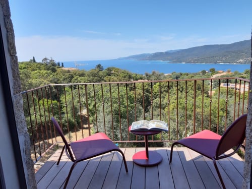 Terrasse vue mer suite Louise Casa di Famidda