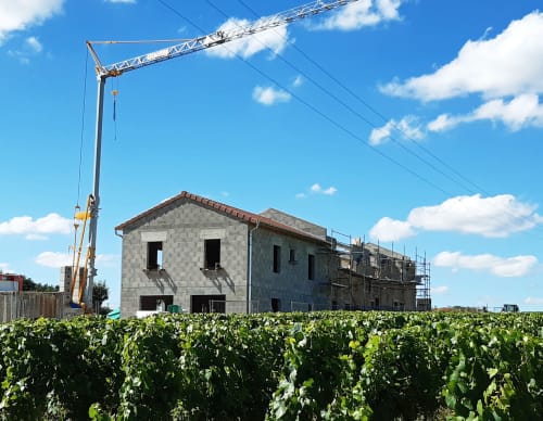 Reconstruction au sein du Domaine Joseph Lafarge Gite Sud Bourgogne Saône et Loire 71