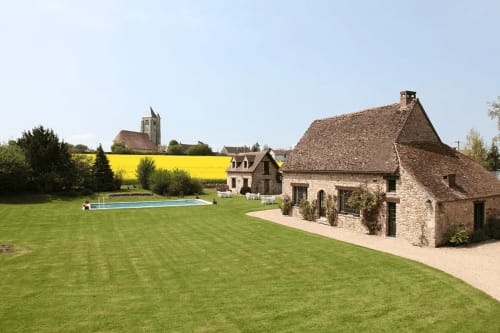 le colombier de hanches - piscine et jardin 