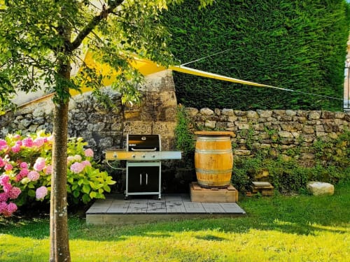 Espace Barcecue jardin gîte l'Authentic